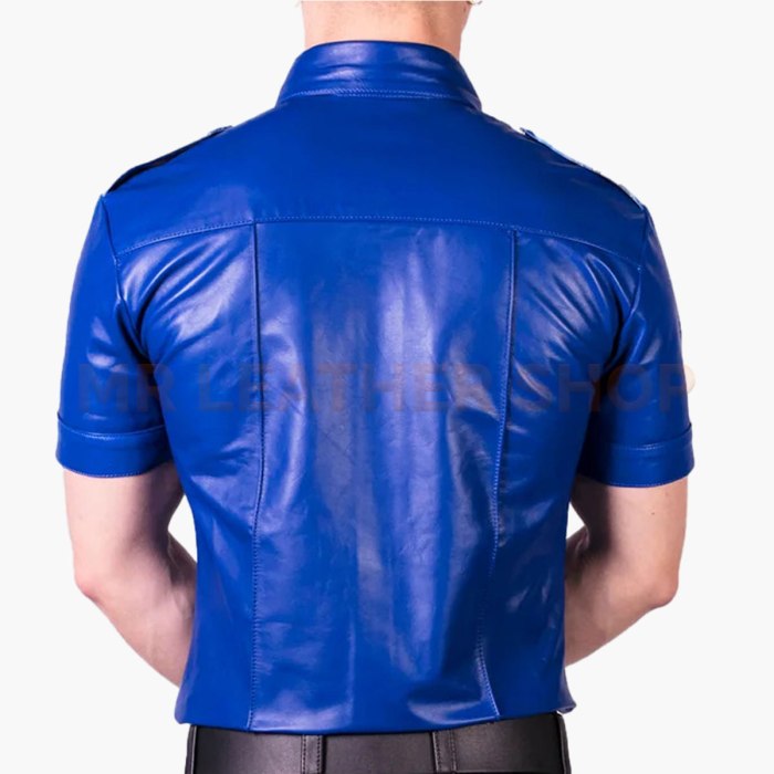 Leather Dress Shirt Mens Stylish and Sophisticated Attire