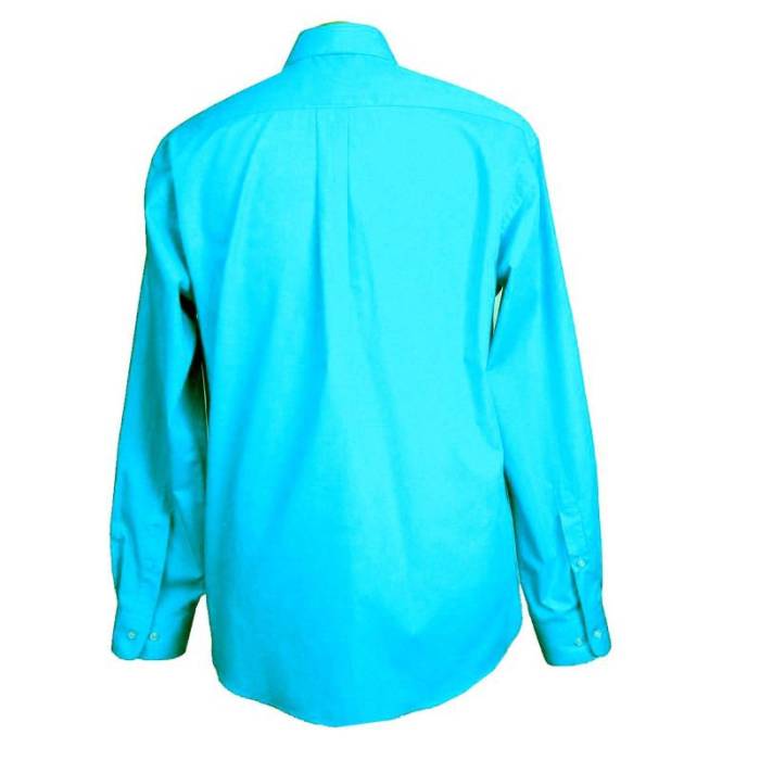 Aqua dress shirt for men