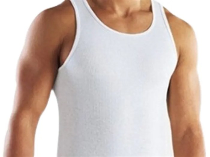 Men's undershirts for dress shirts