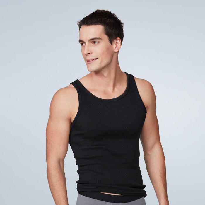 Men's undershirts for dress shirts