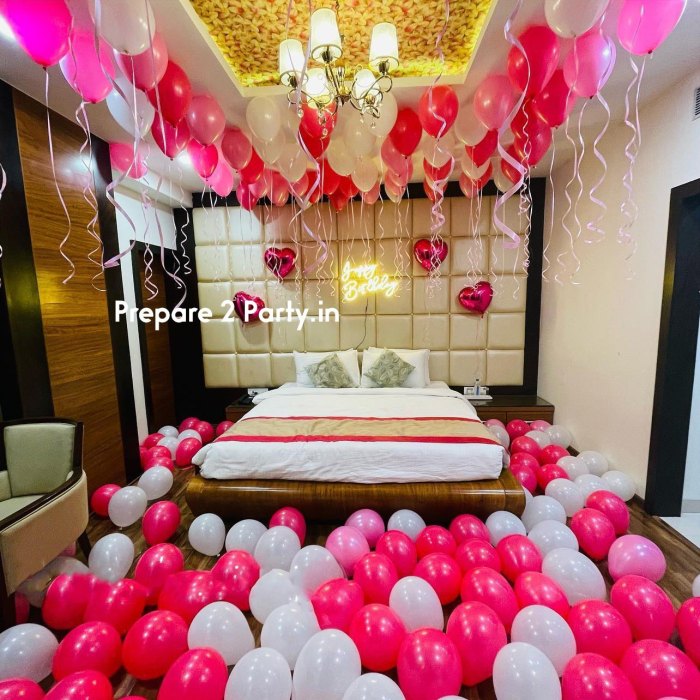 How to decorate room for wife birthday